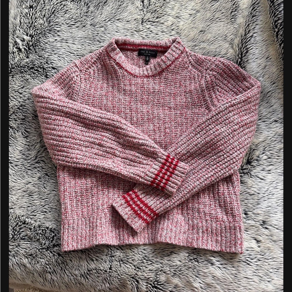 Cozy Pink Knit Sweater - Rag and Bone